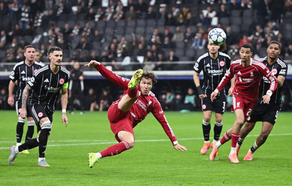 Eintracht Frankfurt vs Liverpool (02:00 – 23/10) | Xem lại trận đấu