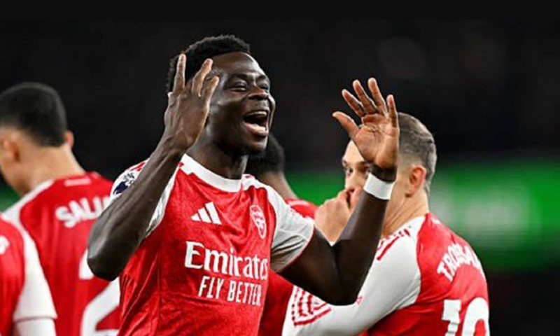 Bukayo Saka và lời khẳng định bản lĩnh của Arsenal trong cuộc đua vô địch